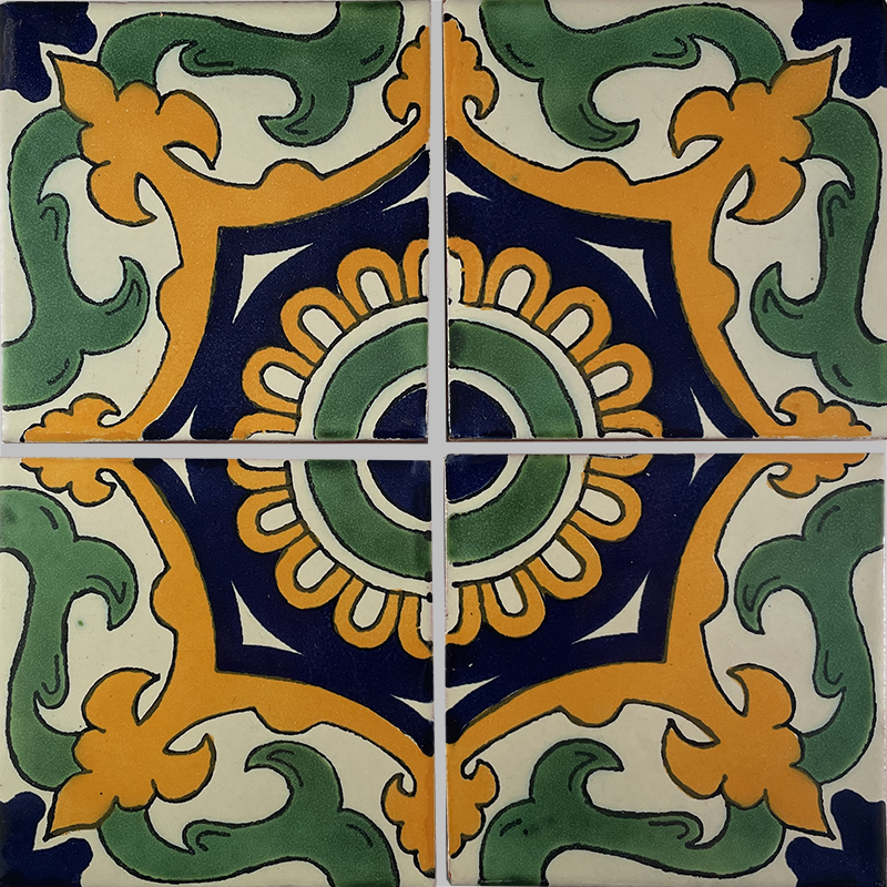 TalaMex Vicenza Talavera Mexican Tile Details