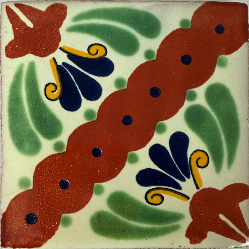 TalaMex Jazmin Talavera Mexican Tile