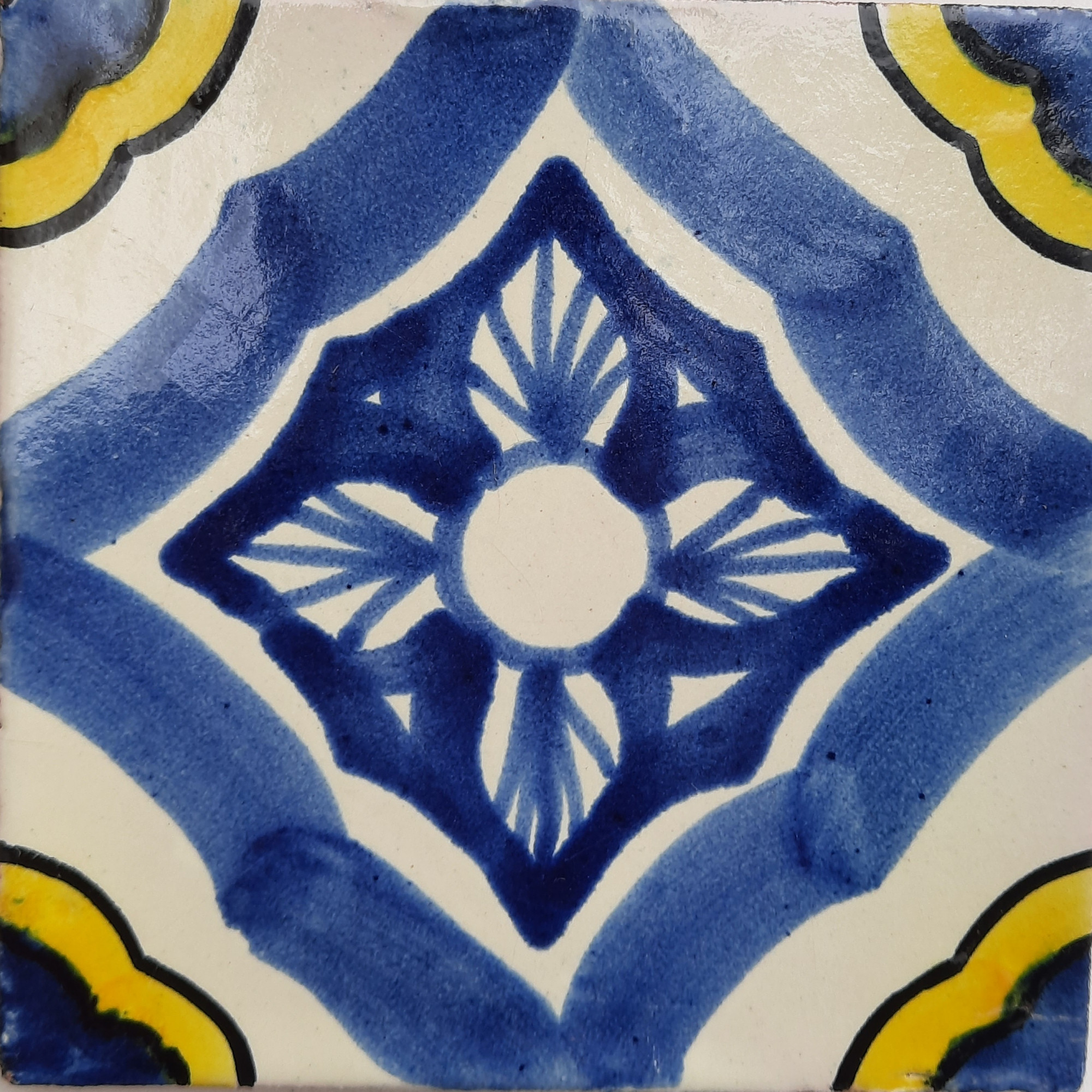 TalaMex Cornflower Talavera Mexican Tile