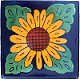 TalaMex Sunflower Talavera Mexican Tile II