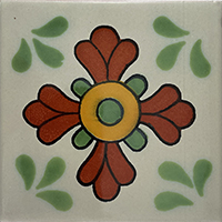 TalaMex Green Seville Talavera Mexican Tile