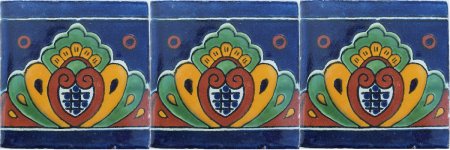 Royal Talavera Mexican Tile Close-Up