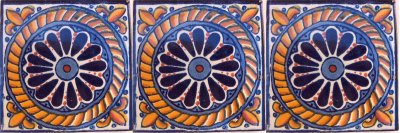 TalaMex Lazo Talavera Mexican Tile Details