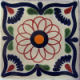 TalaMex Brown Spiral Talavera Mexican Tile