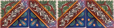 TalaMex Morelia Talavera Mexican Tile Details