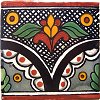 TalaMex Black Arc Talavera Mexican Tile