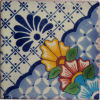 TalaMex Blue Mesh Talavera Mexican Tile