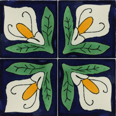 TalaMex Lily Talavera Mexican Tile Close-Up