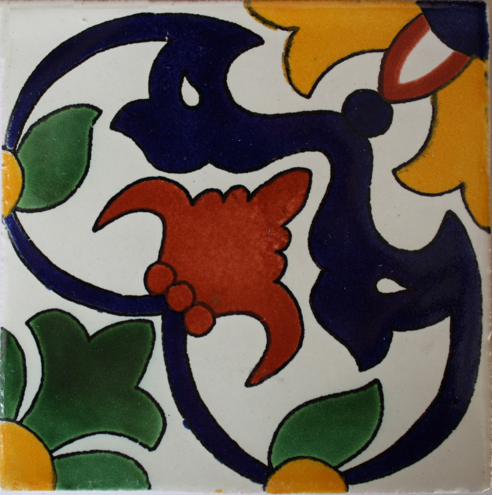 TalaMex Hortensia Talavera Mexican Tile