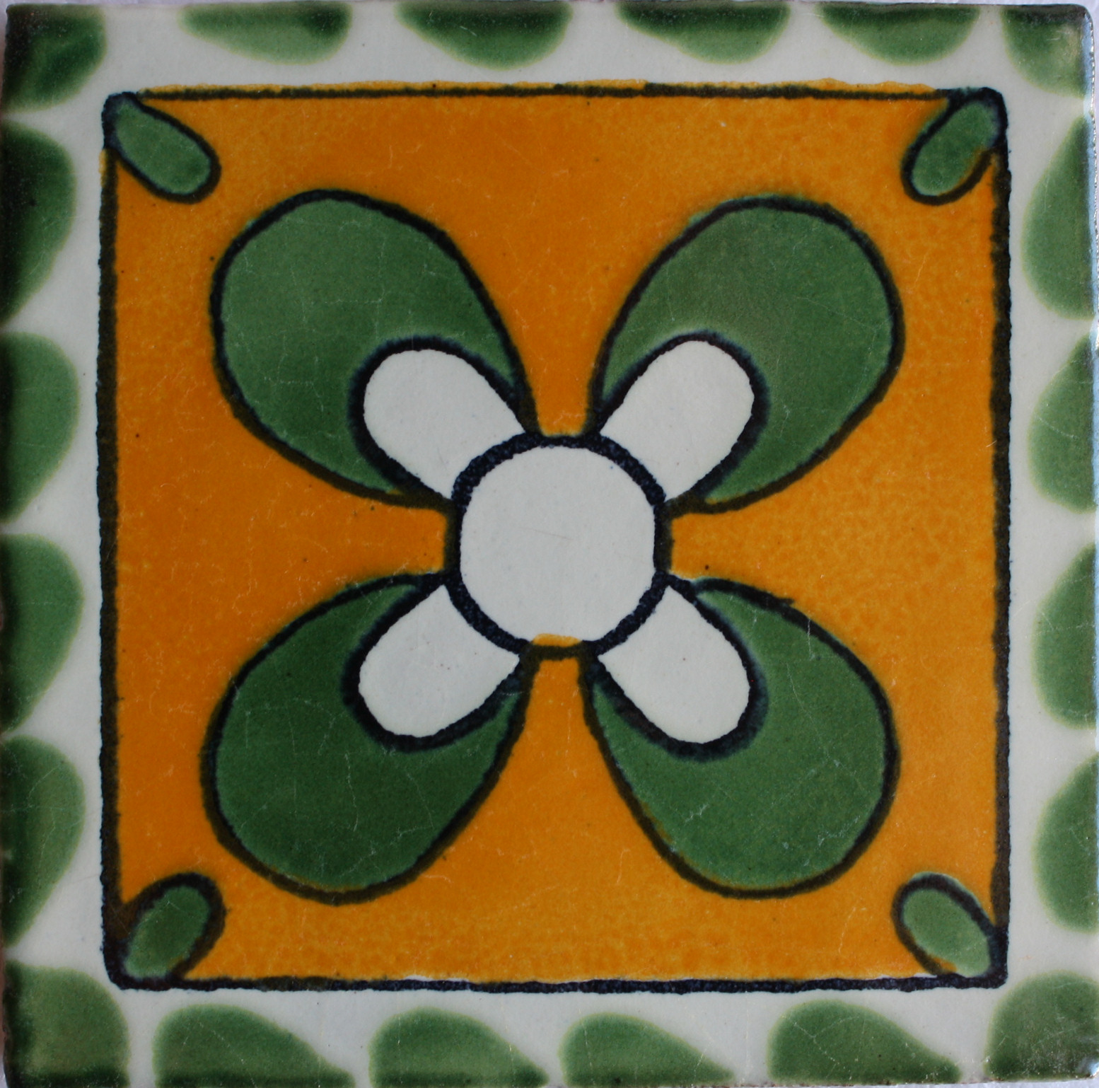 TalaMex Clover Talavera Mexican Tile