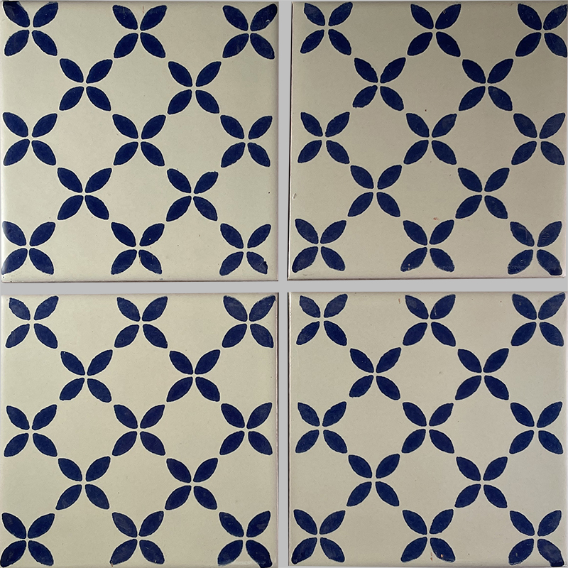 TalaMex Violets Mesh Talavera Mexican Tile Details