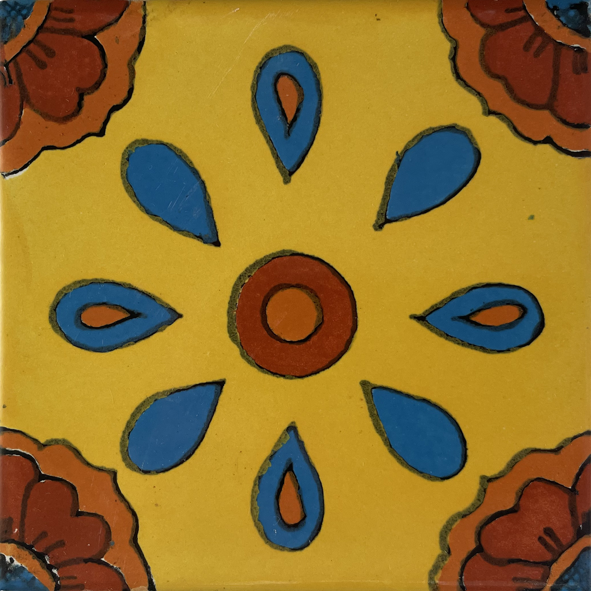 TalaMex Canary Talavera Mexican Tile