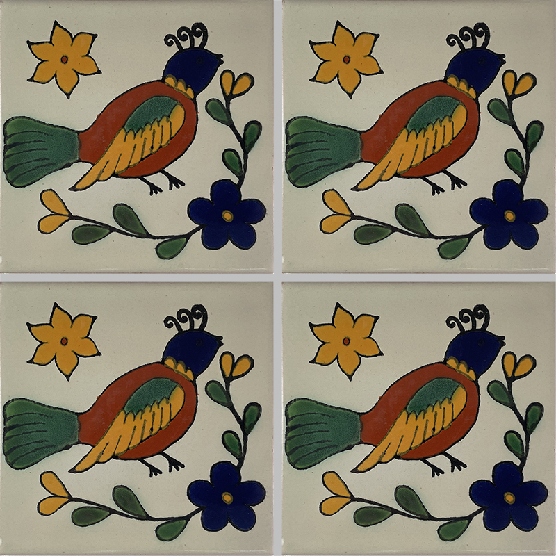 TalaMex Robin Talavera Mexican Tile Details