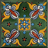 TalaMex Green Oasis Talavera Mexican Tile