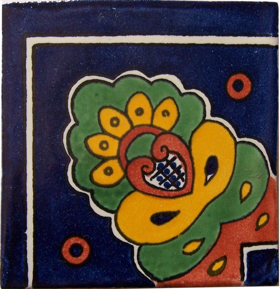 TalaMex Corner Royal Talavera Mexican Tile