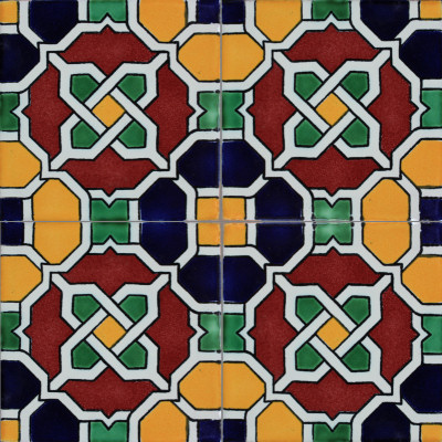 TalaMex Chain Santa Barbara Mexican Tile  Close-Up