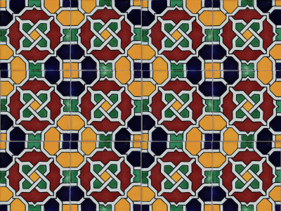 TalaMex Chain Santa Barbara Mexican Tile  Details