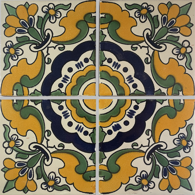 TalaMex Aven Santa Barbara Mexican Tile  Details