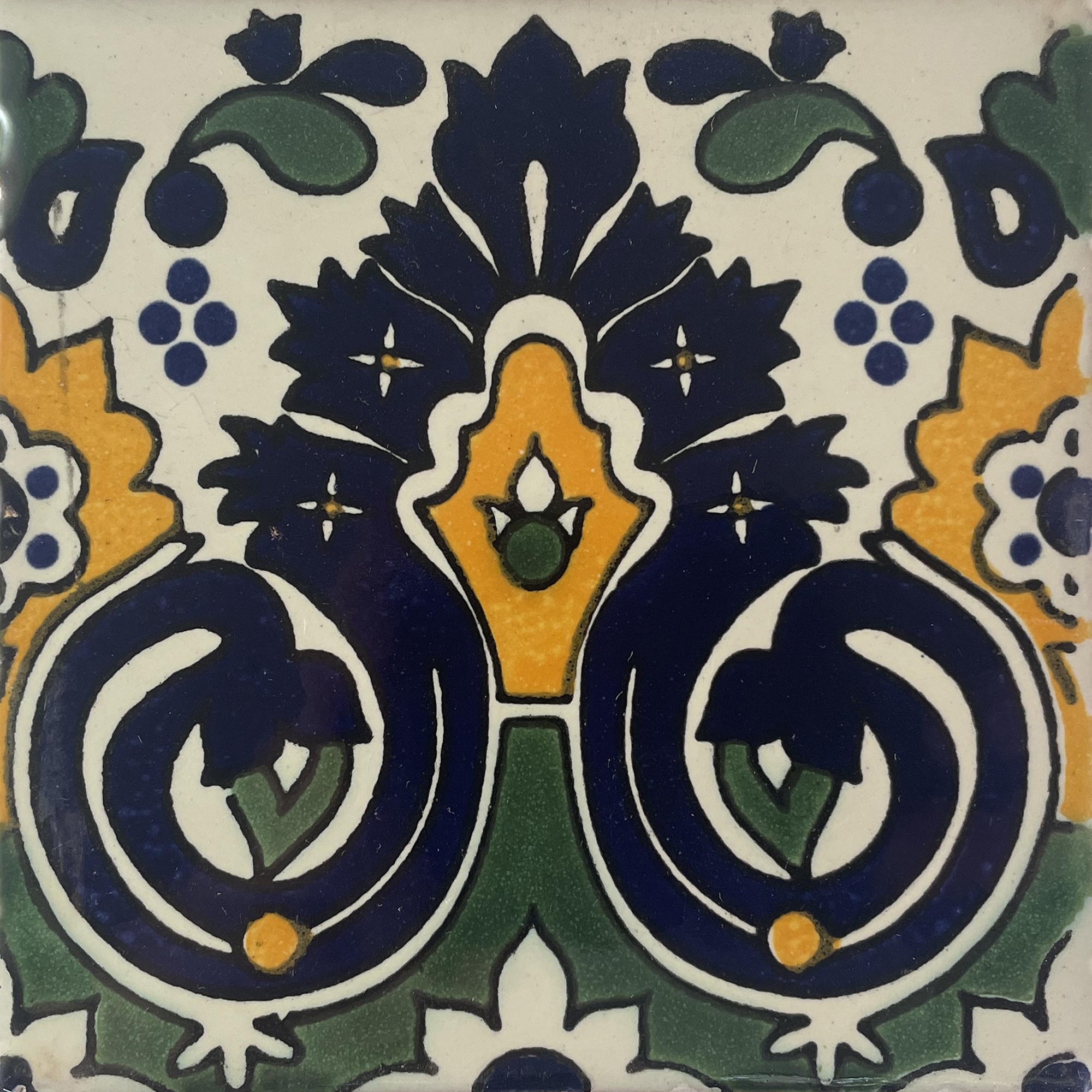 TalaMex Carnation Santa Barbara Mexican Tile 