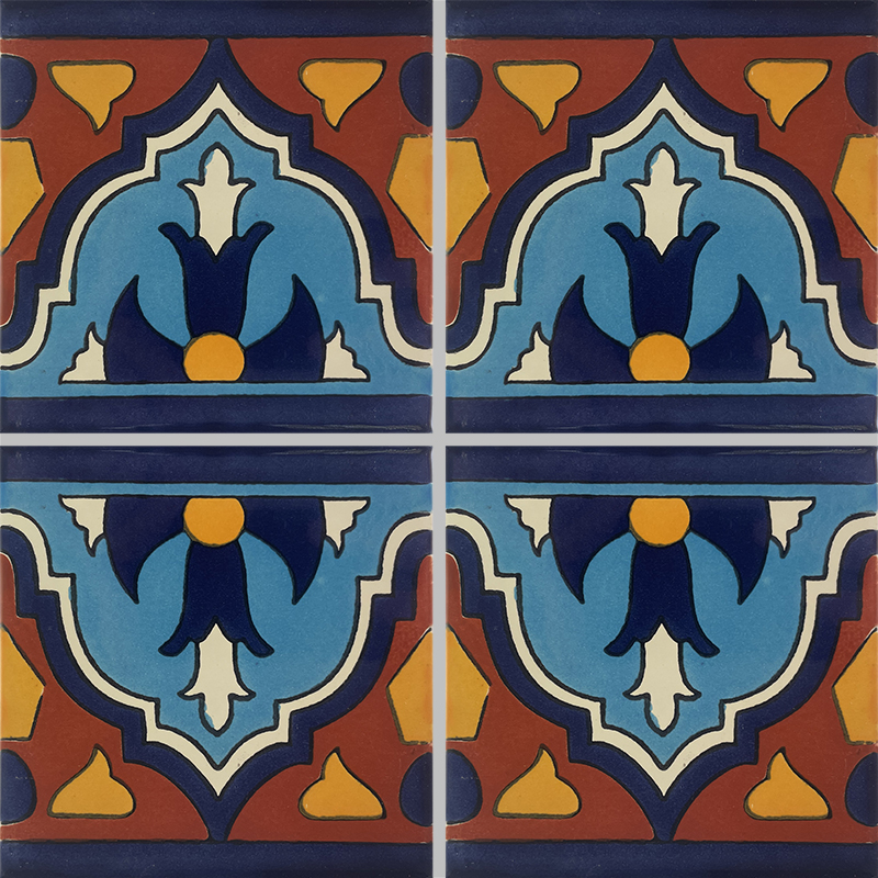 TalaMex Searise Santa Barbara Mexican Tile  Details