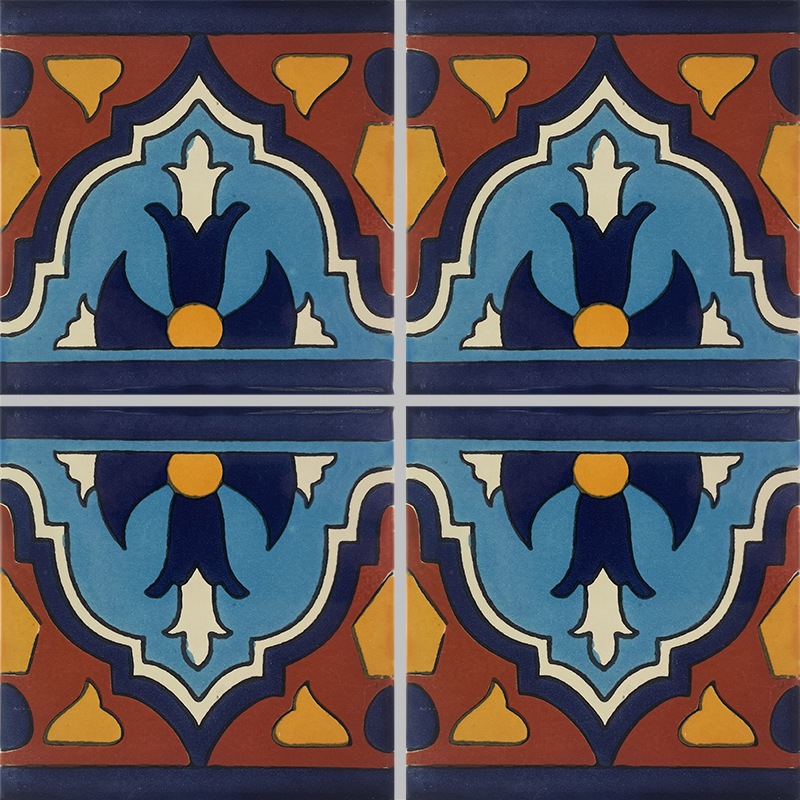 TalaMex Searise Santa Barbara Mexican Tile  Details