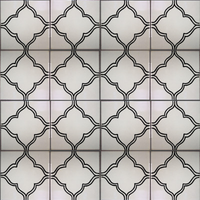 TalaMex Adalia Talavera Mexican Tile Close-Up