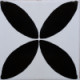 TalaMex Black Clover Mexican Tile