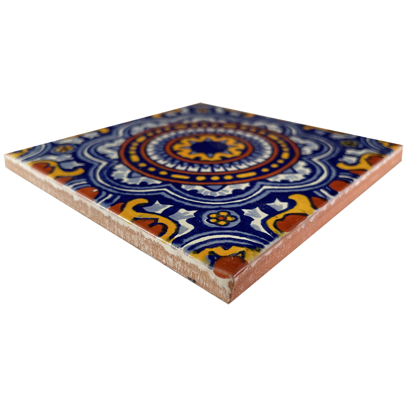 TalaMex Full Moroccan Talavera Mexican Tile Close-Up