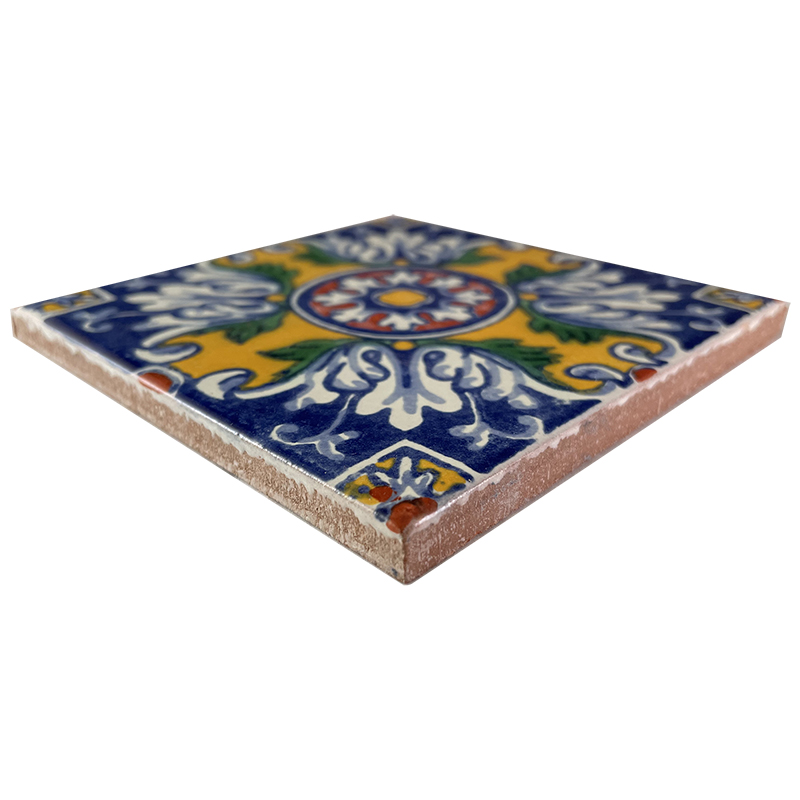 TalaMex Aldeno Talavera Mexican Tile Close-Up