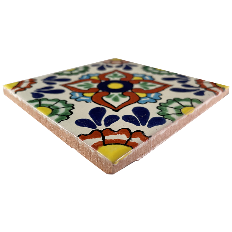 TalaMex Pergolese Talavera Mexican Tile Close-Up
