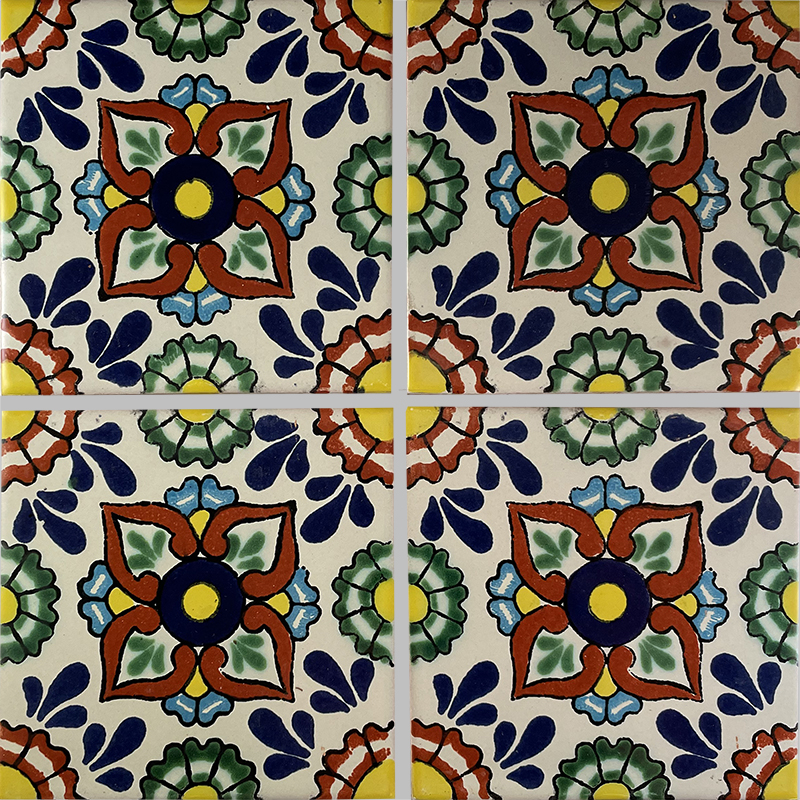 TalaMex Pergolese Talavera Mexican Tile Details