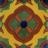 TalaMex Marsala Talavera Mexican Tile