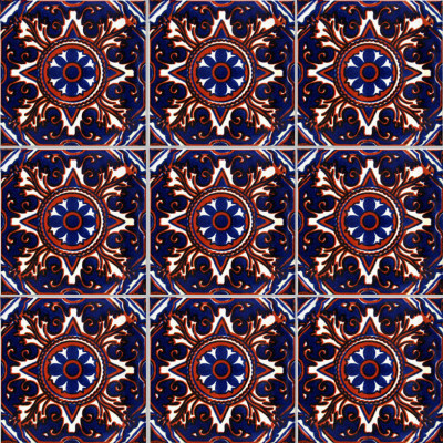 TalaMex Romalio Talavera Mexican Tile Close-Up