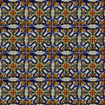 TalaMex Atessa Talavera Mexican Tile Close-Up