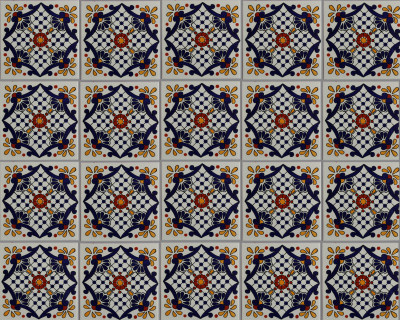 TalaMex Tormes Talavera Mexican Tile Close-Up