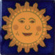 TalaMex Sun Face Talavera Mexican Tile