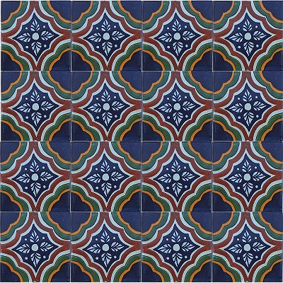 TalaMex Campania Talavera Mexican Tile Details