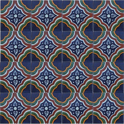 TalaMex Campania Talavera Mexican Tile Details