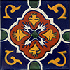 TalaMex Blue Granada Talavera Mexican Tile