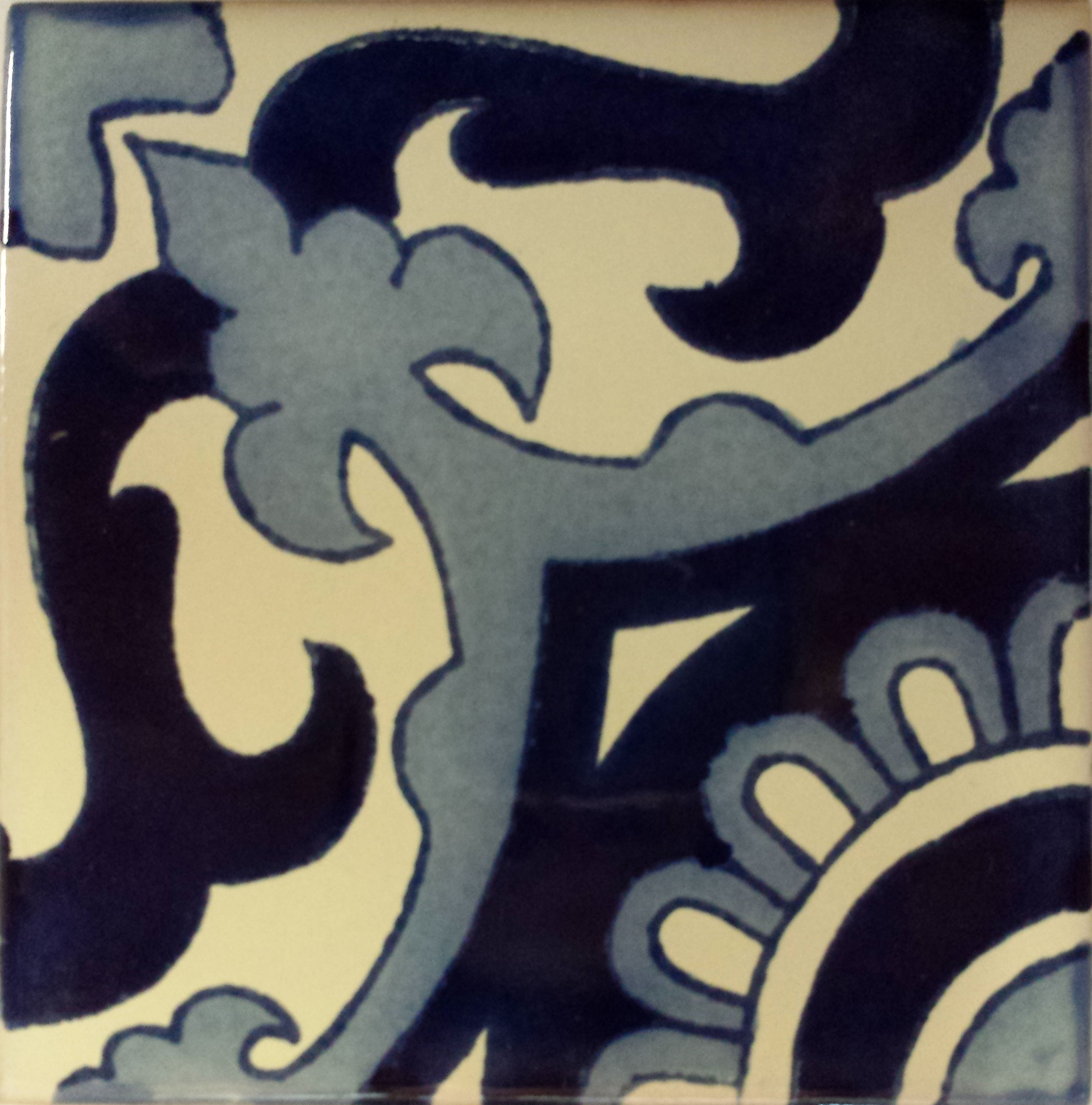 TalaMex Blue Vicenza Talavera Mexican Tile