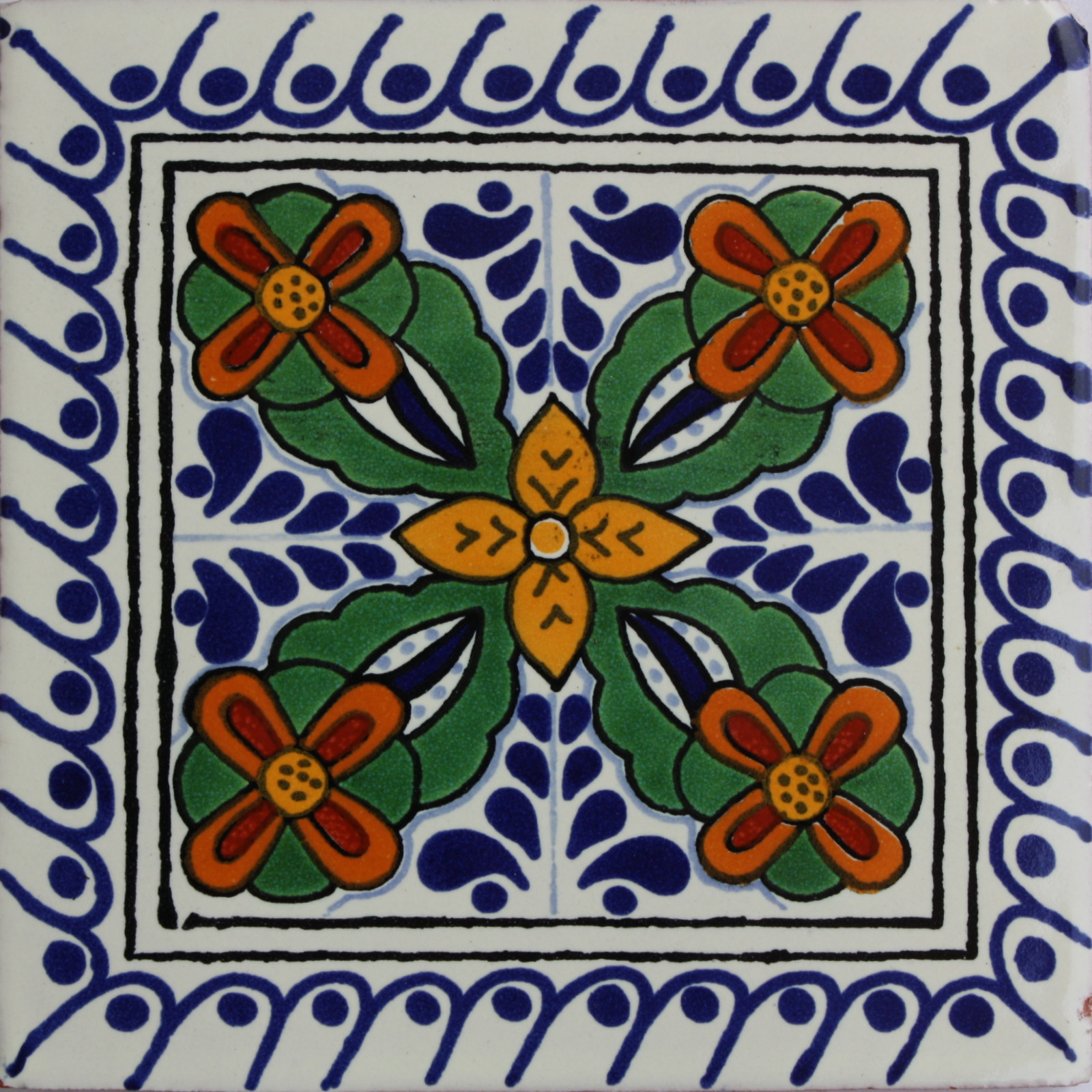 TalaMex Cacerez Talavera Mexican Tile