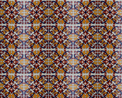TalaMex Zorita Talavera Mexican Tile Close-Up