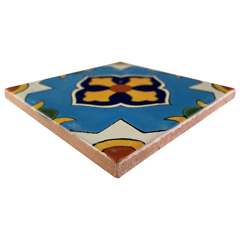 TalaMex Tabasco Talavera Mexican Tile Close-Up