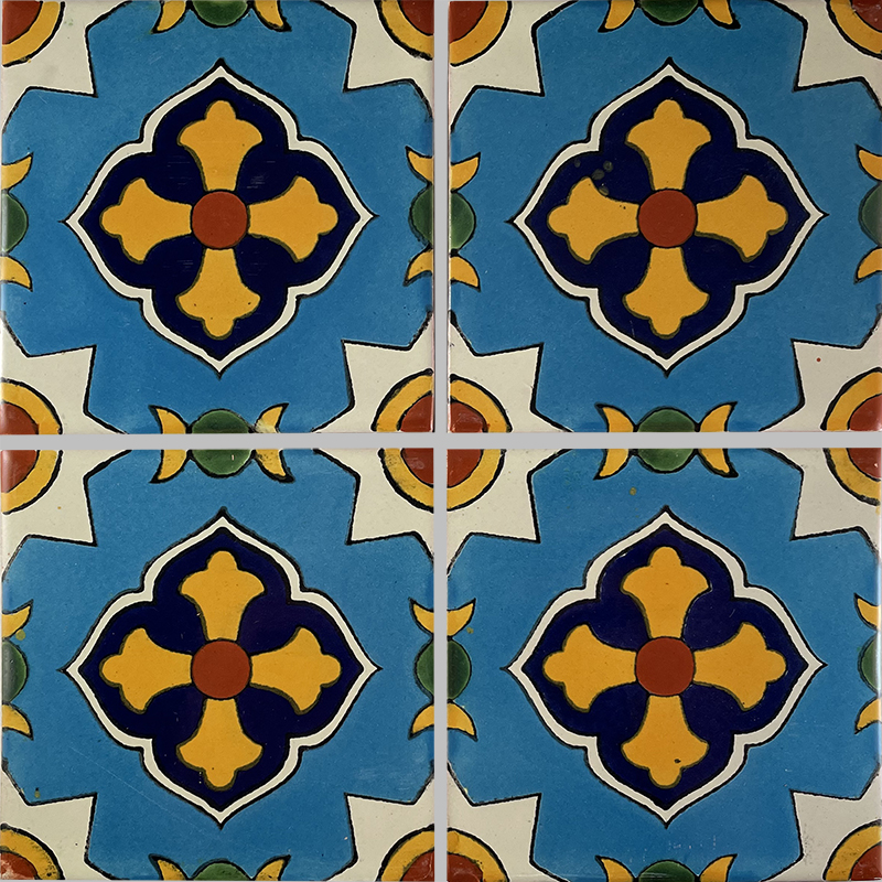 TalaMex Tabasco Talavera Mexican Tile Details