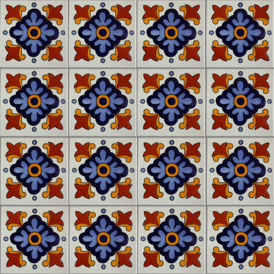 TalaMex Natora Talavera Mexican Tile Close-Up