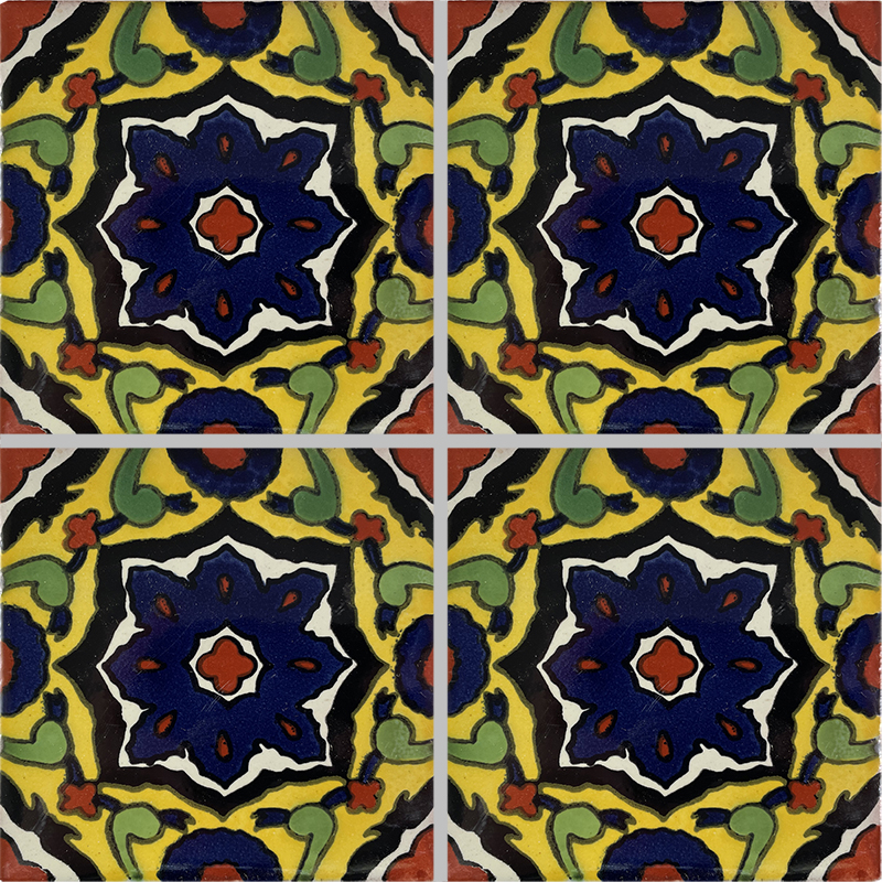 TalaMex Cuneo Talavera Mexican Tile Details