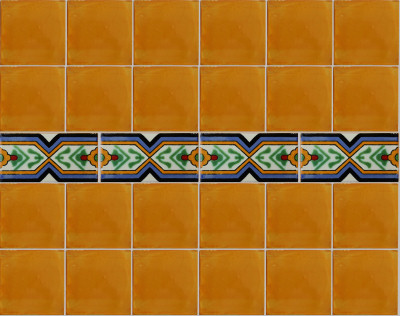 TalaMex Canizal Subway Mexican Tile Close-Up