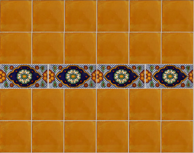 TalaMex Terni Subway Mexican Tile Close-Up