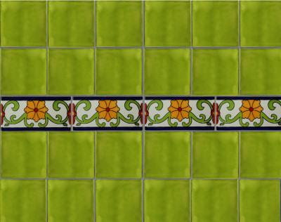 TalaMex Cadalso Subway Mexican Tile Close-Up