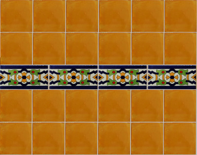 TalaMex Mirabel Subway Mexican Tile Close-Up
